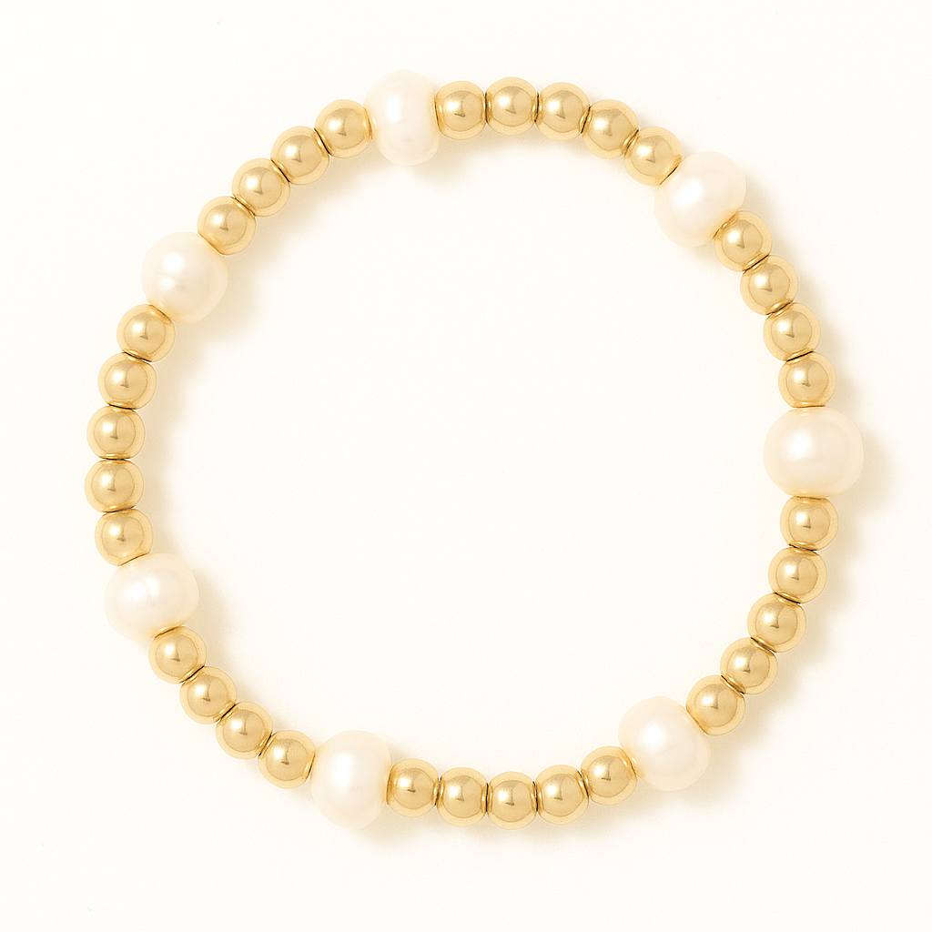 Freshwater Pearl Gold Filled Bracelet