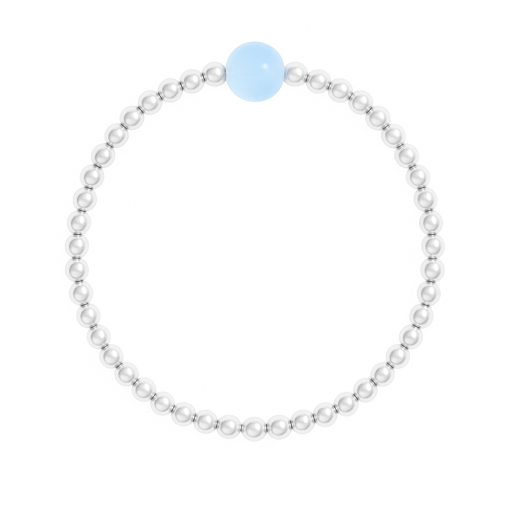 Joy Blue Sterling Silver Bracelet