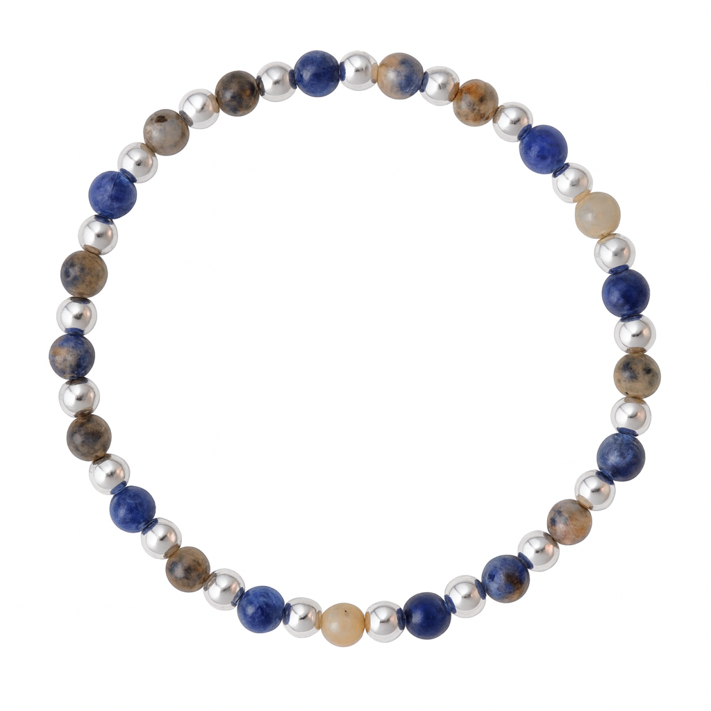 Terra Sodalite Sterling Silver Bracelet