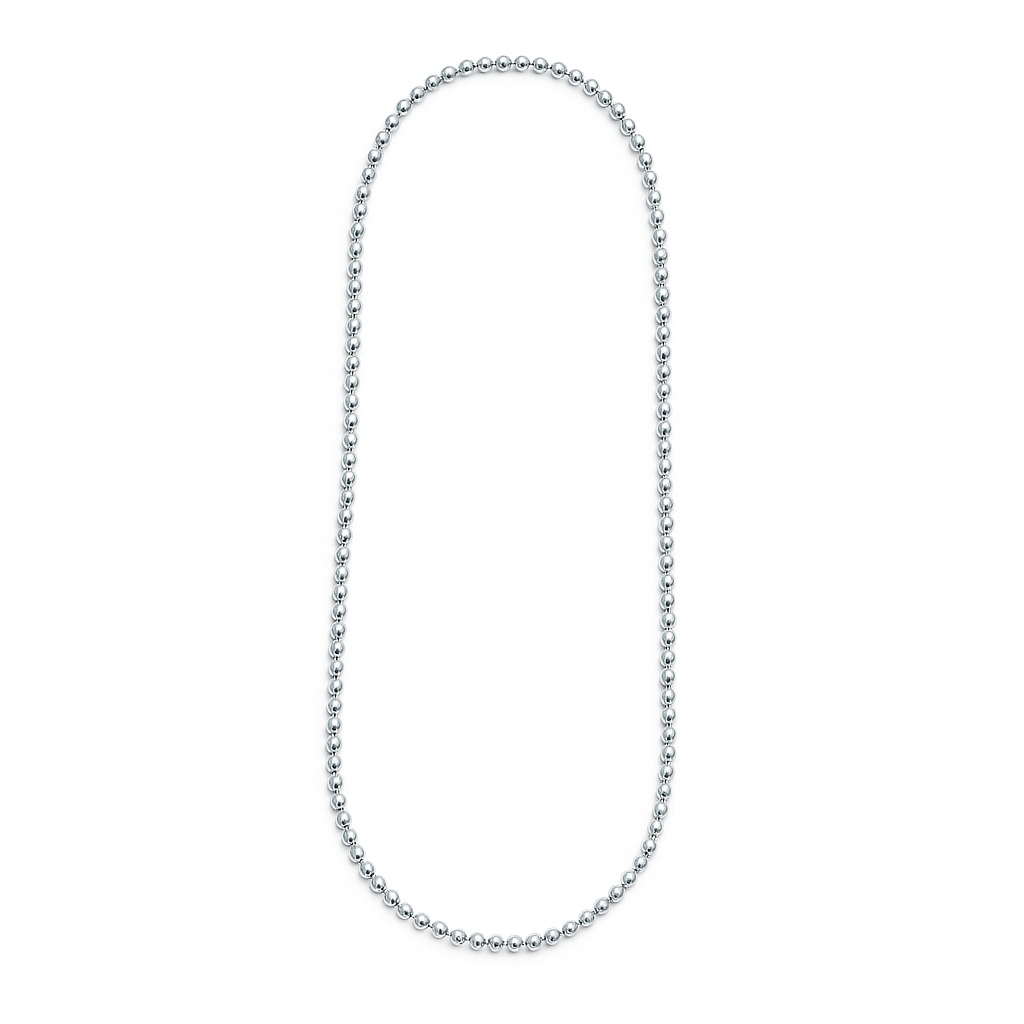 Timeless Three MM Sterling Silver Necklace