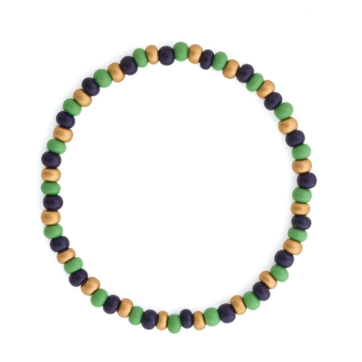 Spirit Original Navy, Green and Gold Bracelet