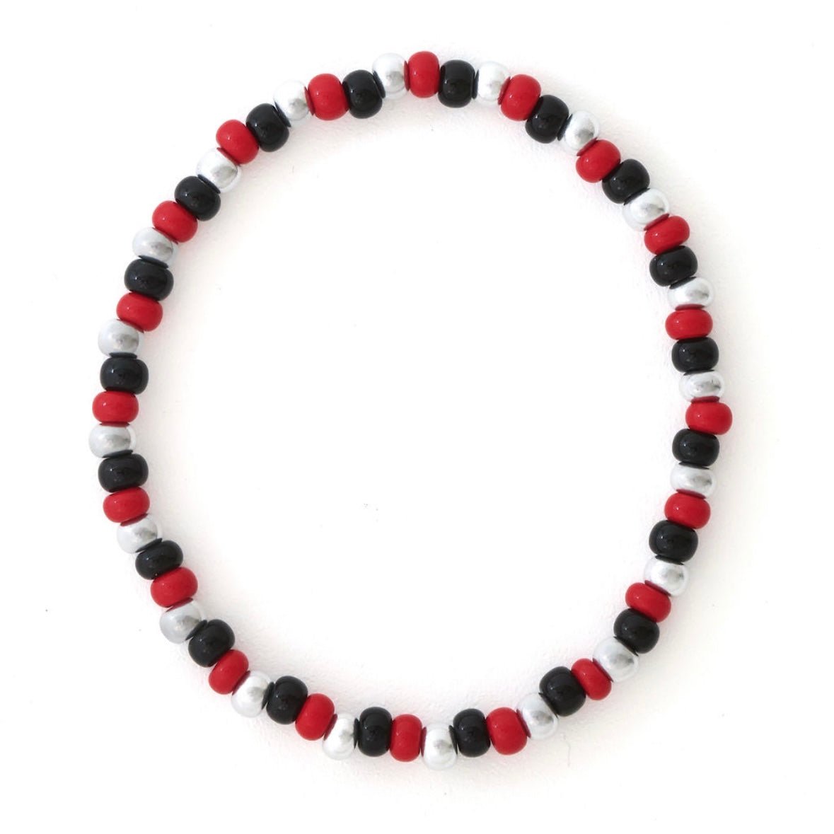 Spirit Original Red, Black and Silver Bracelet