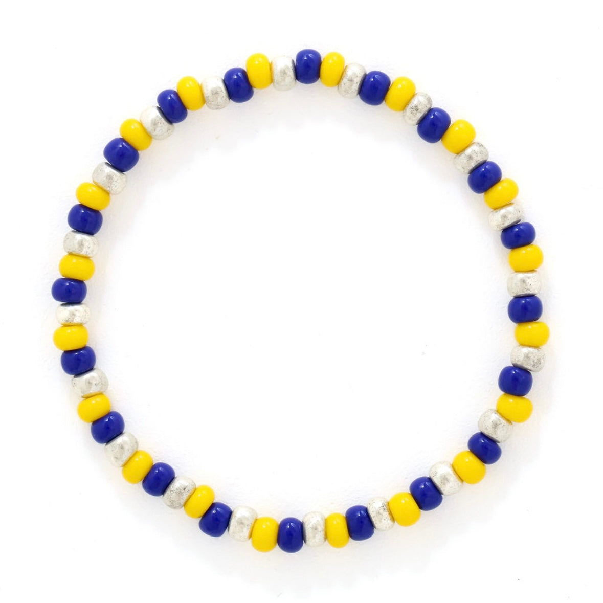 Spirit Original Blue, Yellow and Silver Bracelet