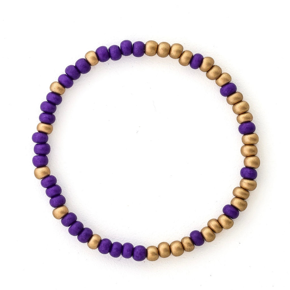 Spirit Half & Half Purple and Gold Bracelet