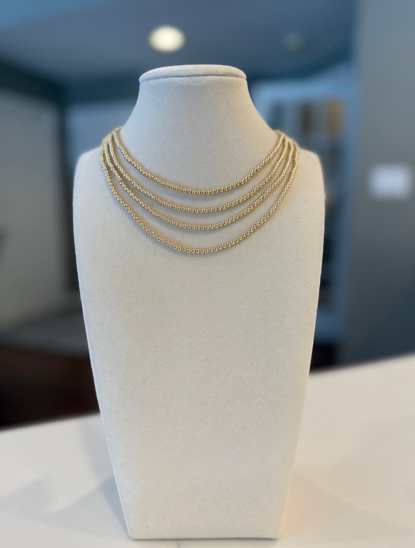 Timeless Three MM Gold Filled Necklace