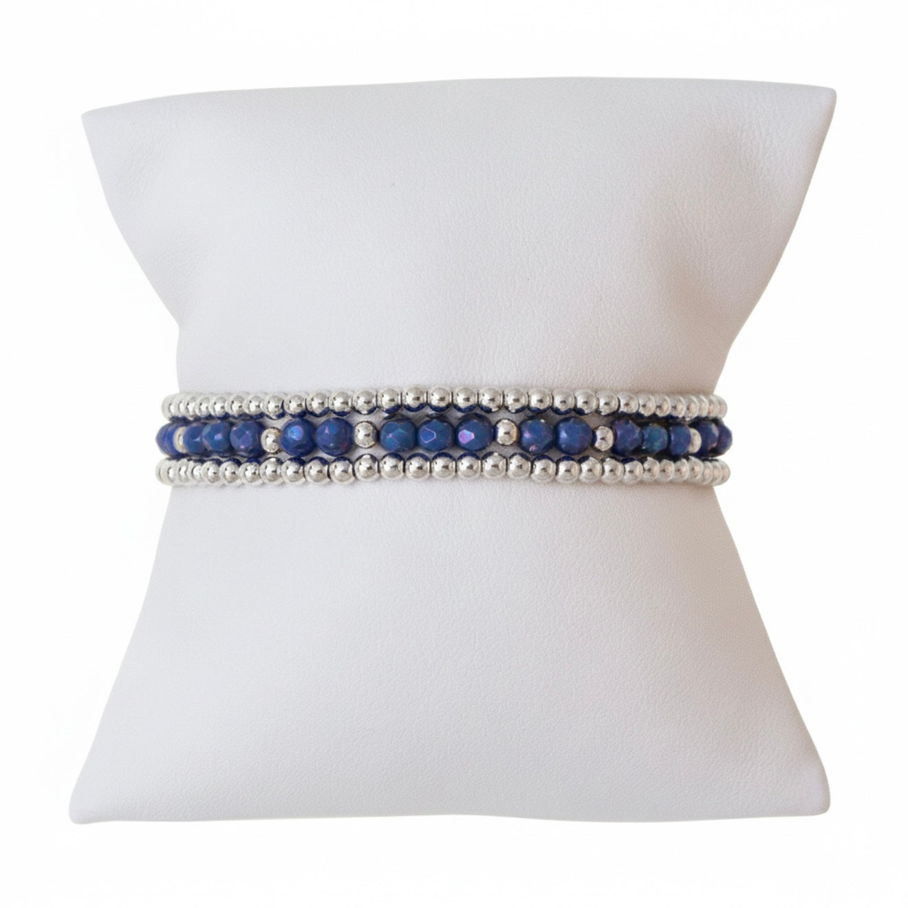 Fancy Sterling Silver Bracelet Set