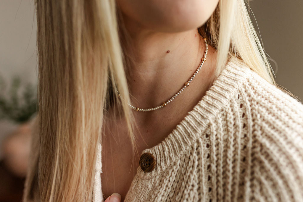 Serenity Mixed Metal Necklace