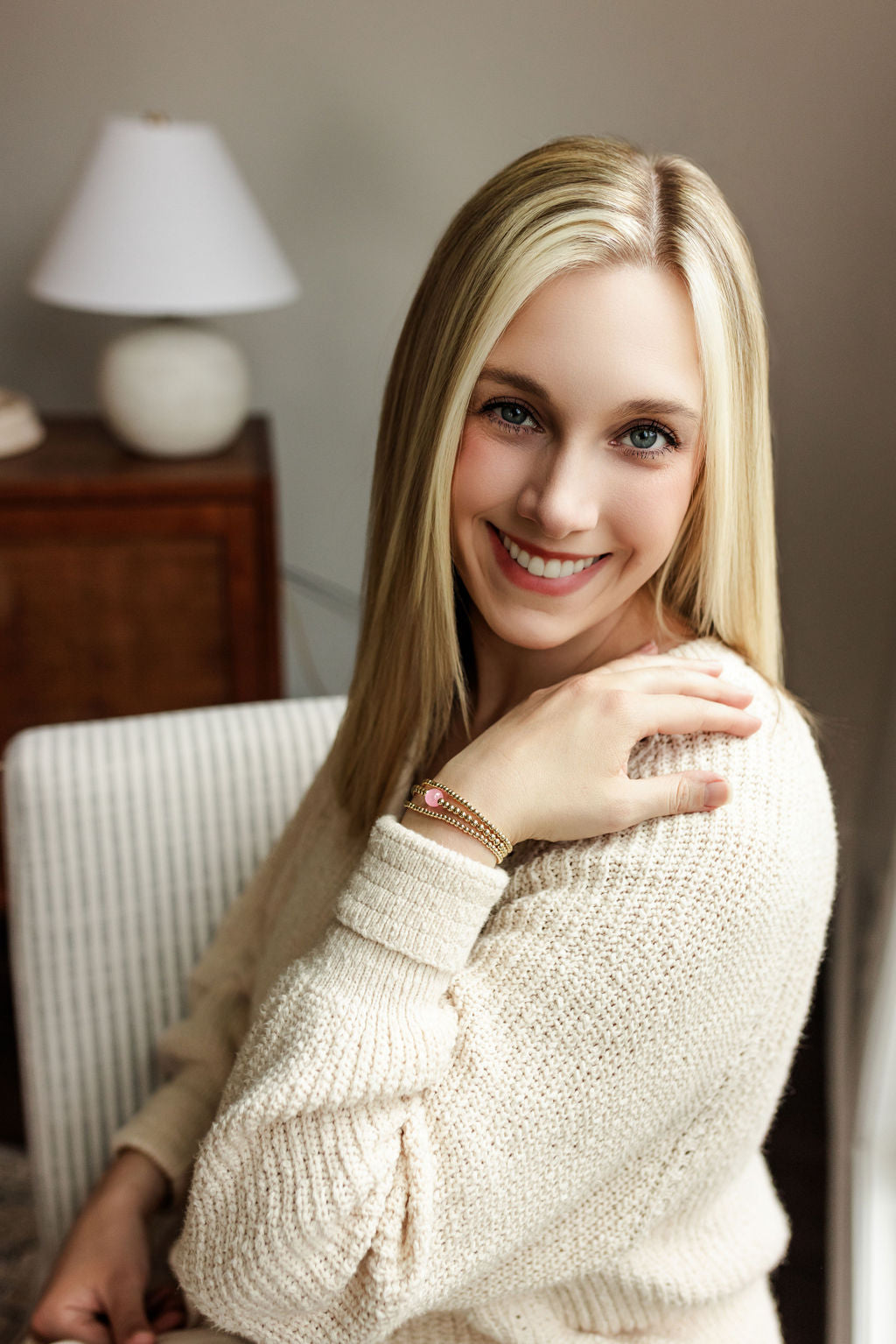 Joy Pink Gold Filled Bracelet Set