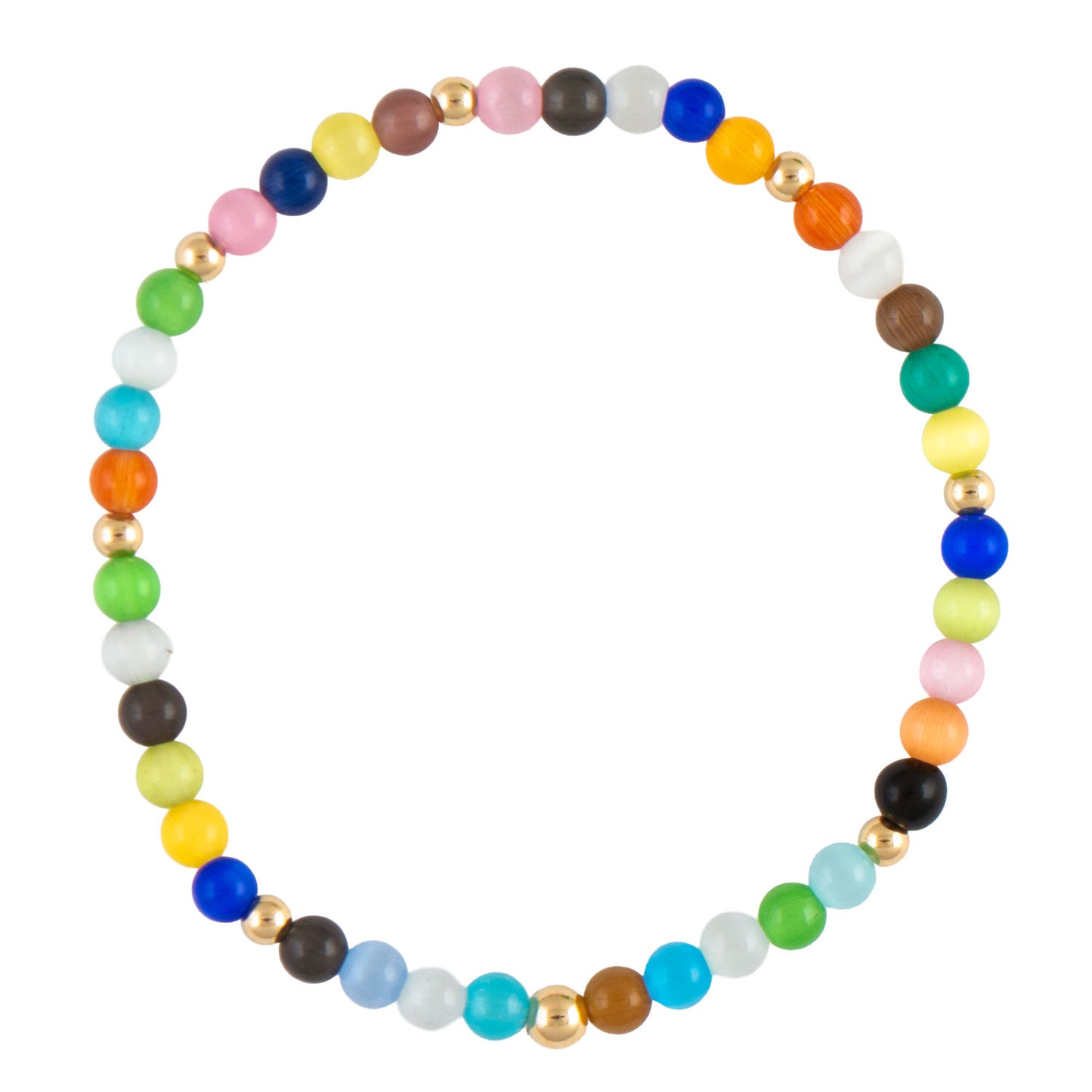 Confetti Multi-Colored Gold Filled Bracelet