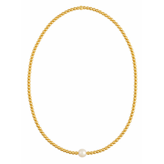 Freshwater Pearl Three MM Gold Filled Necklace