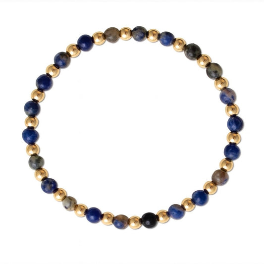 Terra Sodalite Gold Filled Bracelet