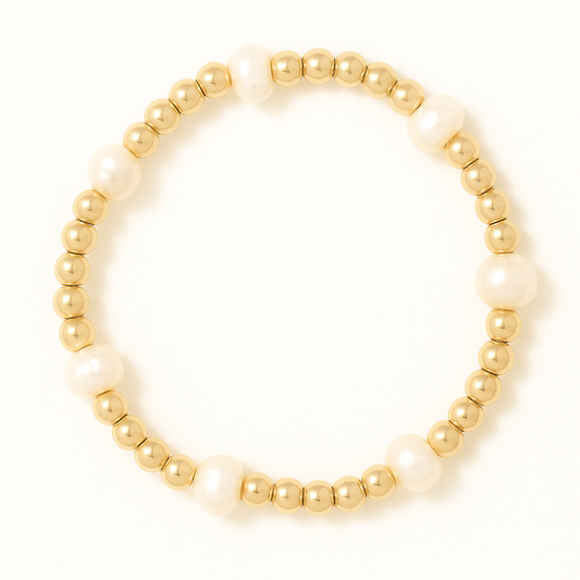 Freshwater Pearl Gold Filled Bracelet