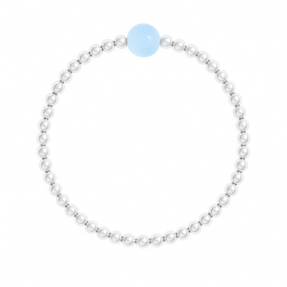 Joy Blue Sterling Silver Bracelet
