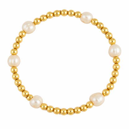 Freshwater Pearl Gold Filled Bracelet