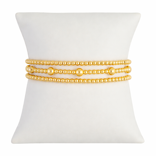 Melody Gold Filled Bracelet Set