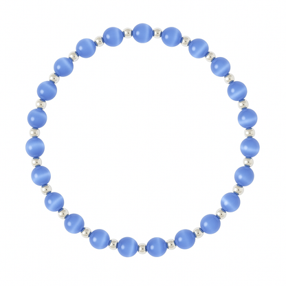 Harmony Blue Sterling Silver Bracelet