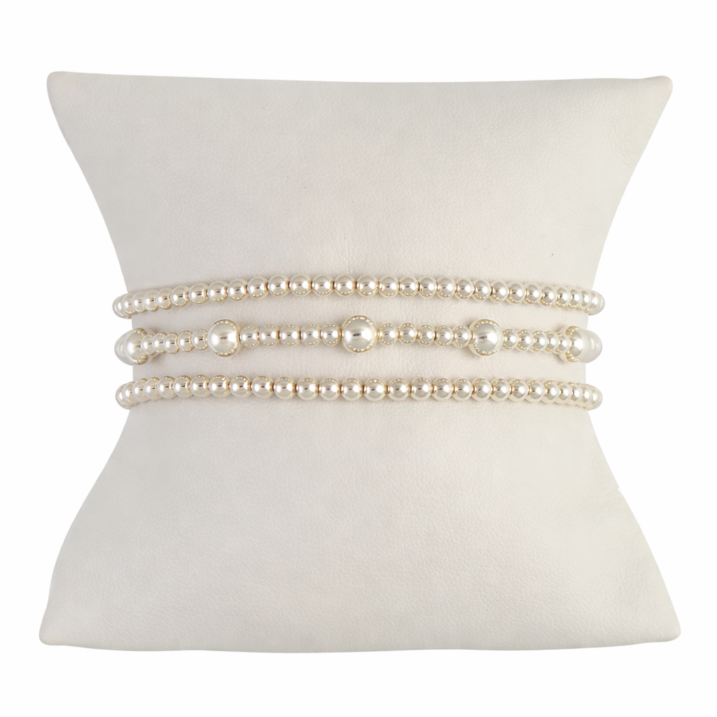 Melody Sterling Silver Bracelet Set