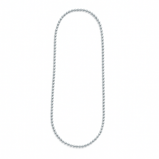 Timeless Three MM Sterling Silver Necklace