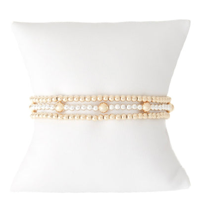 Serenity Mixed Metal Bracelet Set