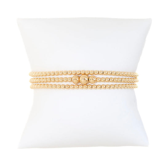 You Are Loved Gold Filled Bracelet Set