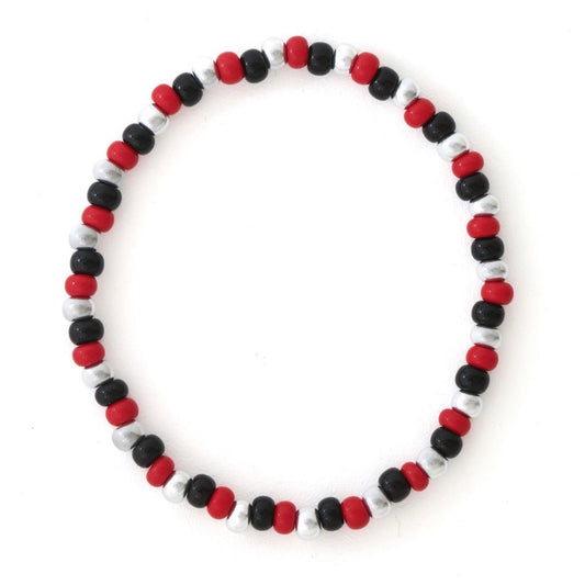 Spirit Original Red, Black and Silver Bracelet