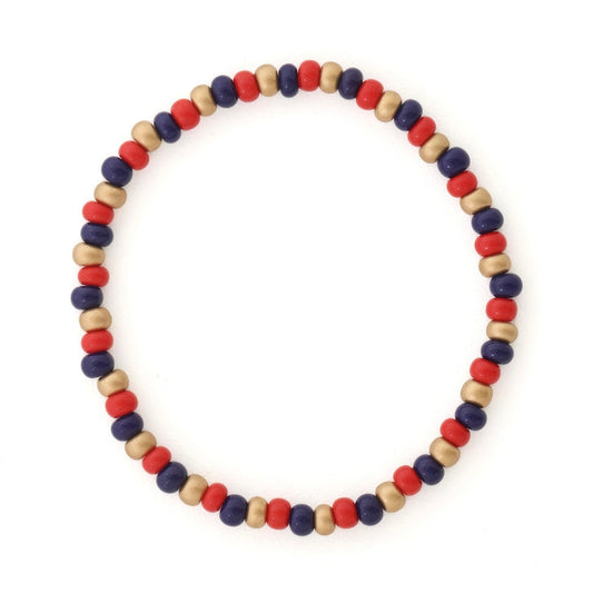 Spirit Original Red, Navy and Gold Bracelet