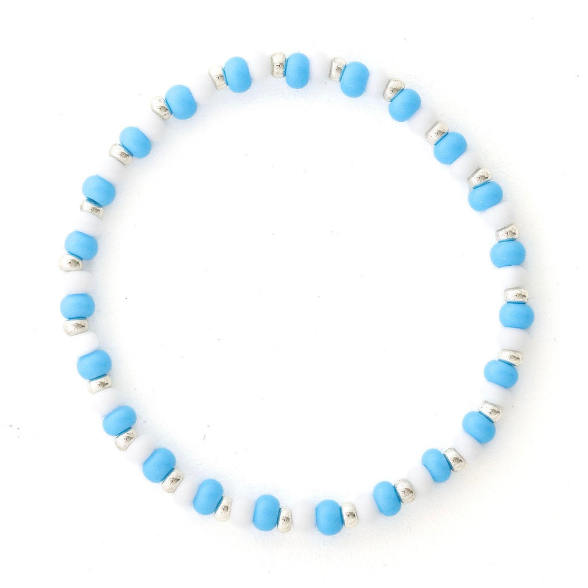 Spirit Original Sky Blue, White and Silver Bracelet
