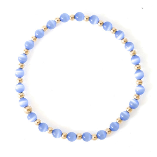 Harmony Blue Gold Filled Bracelet