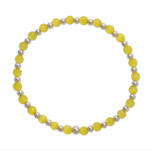 Harmony Yellow Sterling Silver Bracelet