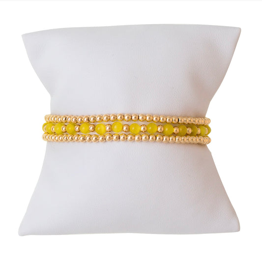 Harmony Yellow Gold Filled Bracelet Set